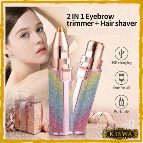 2 in 1 Rechargeable Women's Face Hair Remover