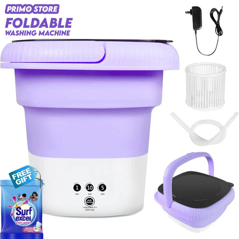Mini Foldable Washing Machine with Dryer