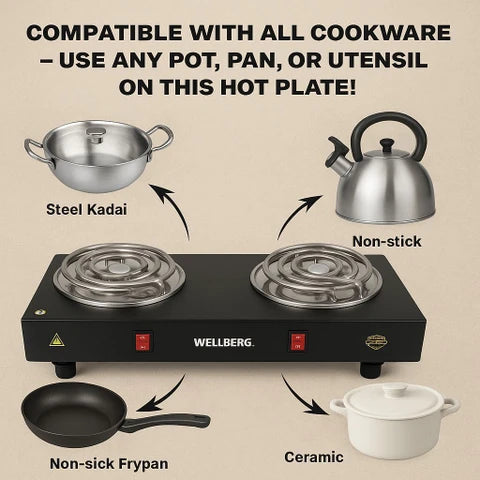 Electric Double Stove  - 2000W